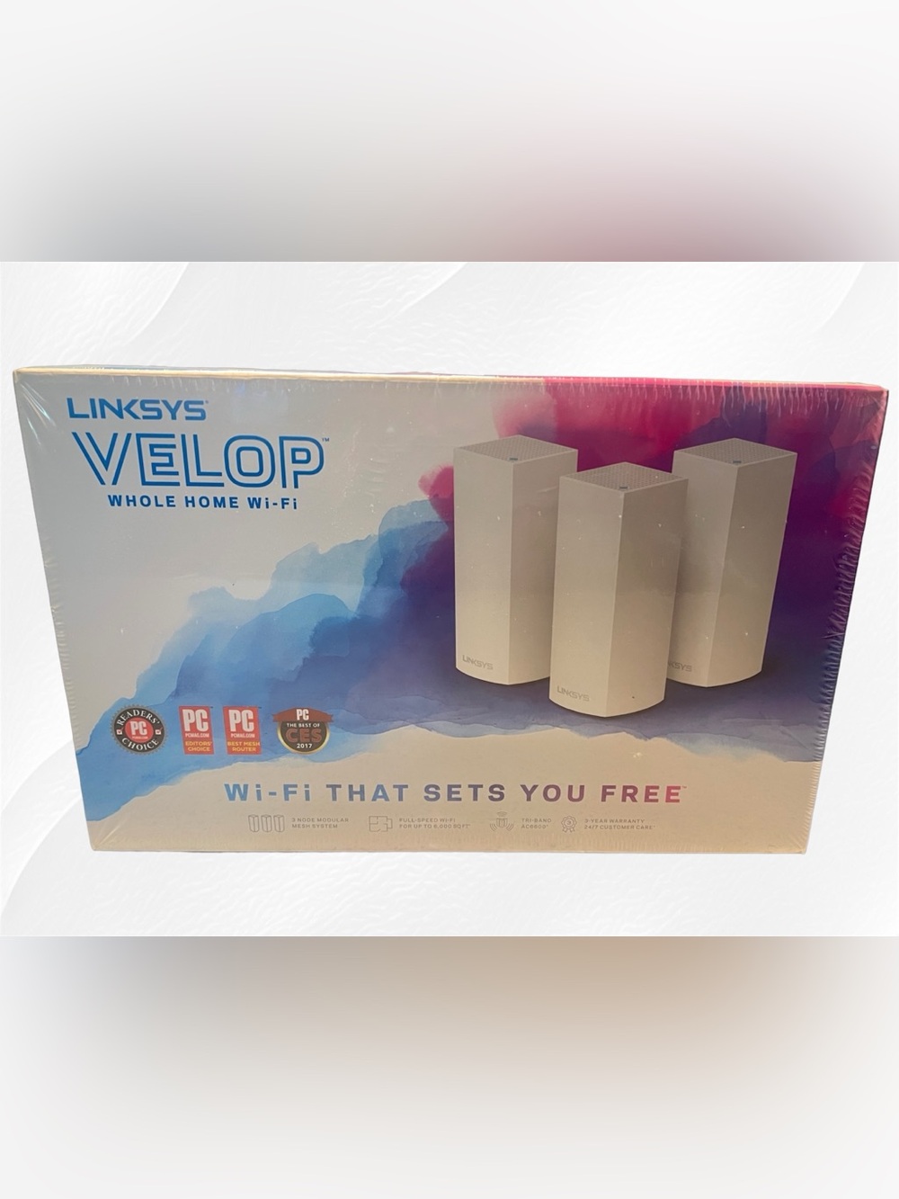 NEW Linksys Velop Whole Home Wireless Wi‑Fi System AC6600 | 3 pack
